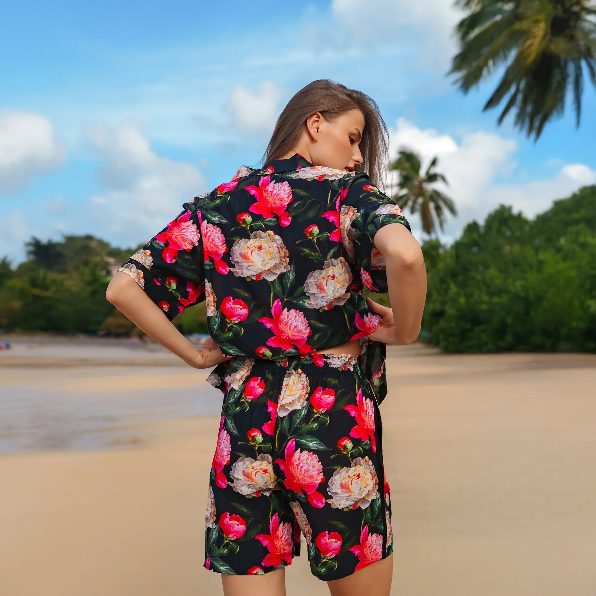 Ultra-Light Cotton Voile Shorts Set