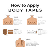 How to apply body tape: step-by-step guide for safe use.