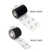 "Body Tape+ product image showcasing two rolls in different sizes."