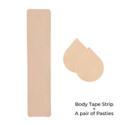 Starter Kit including body tape strip and pair of pasties.