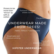 Stretch Tencel Hipster Panty