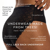 Lace-Back Hipster Panty