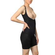 Full bodysuit for women featuring adjustable straps and sleek design.