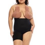 Model showcasing Right Leg Shorty shapewear for enhanced silhouette.