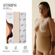 Body Tape Strips pack of 10 for sweat-proof, waterproof support.