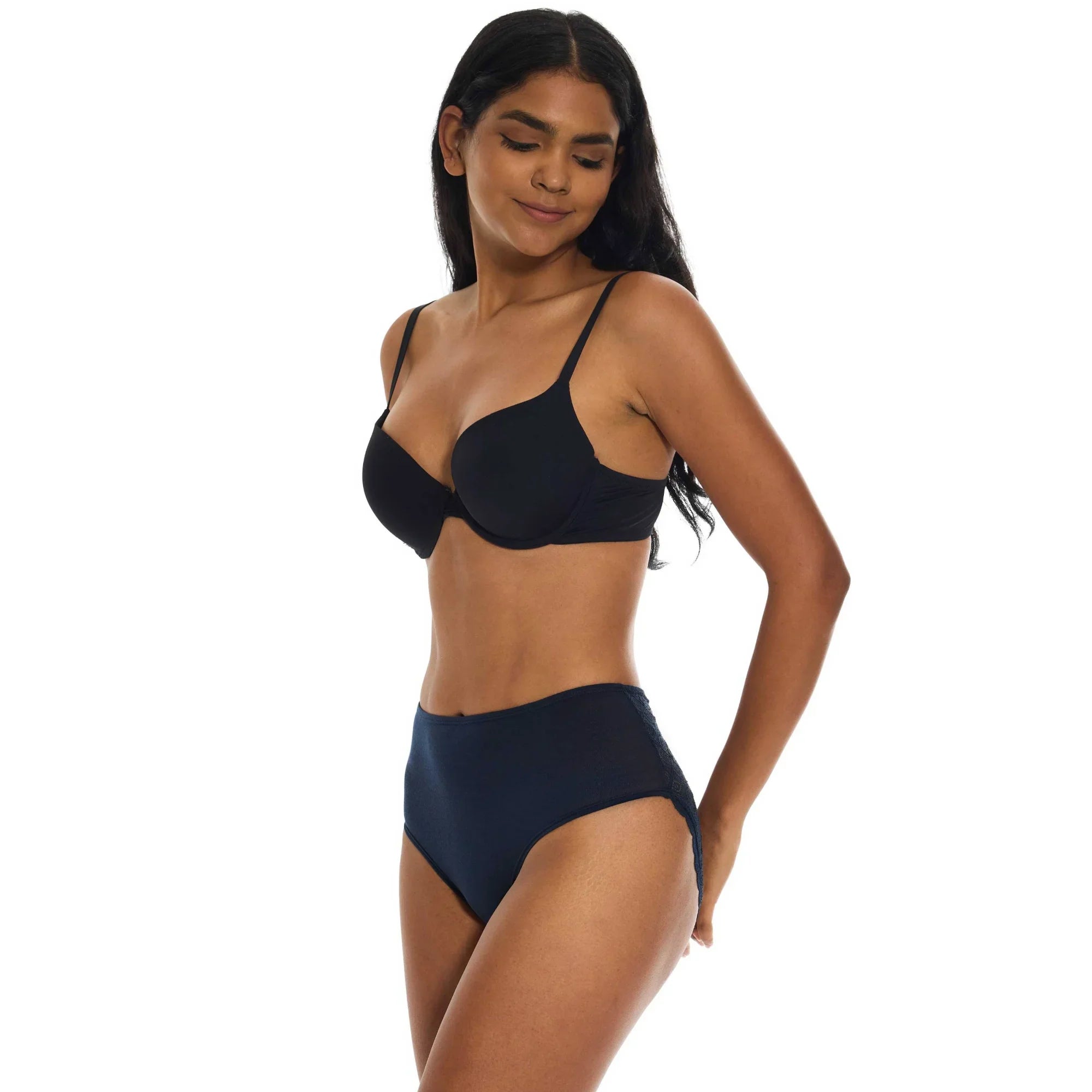 Lace-Back Hipster Panty